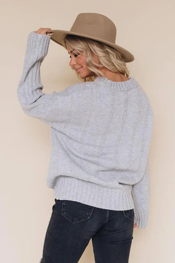 Mimi Chunky Knit Sweater Stay Warm in Style