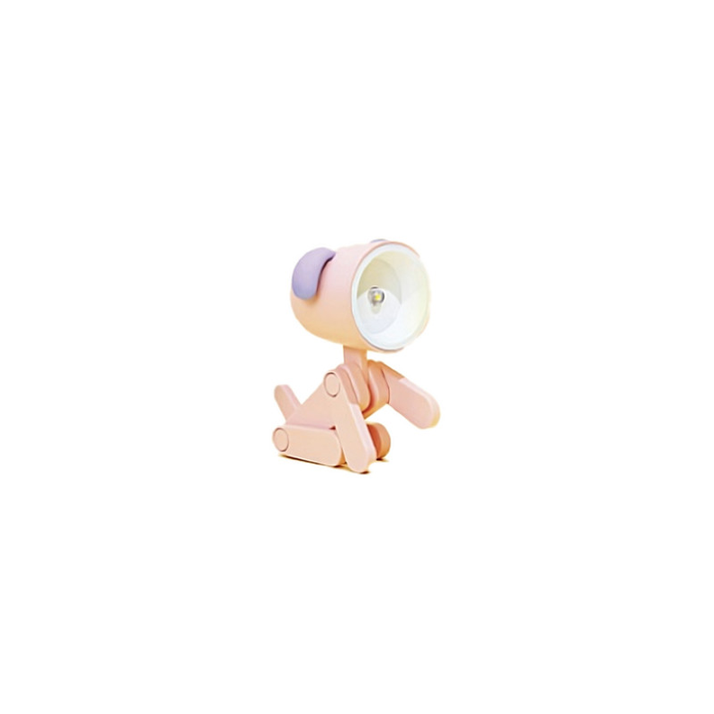 Mini Dog Shape LED Desk Lamp & Device Holder - Pink CIAO Tech