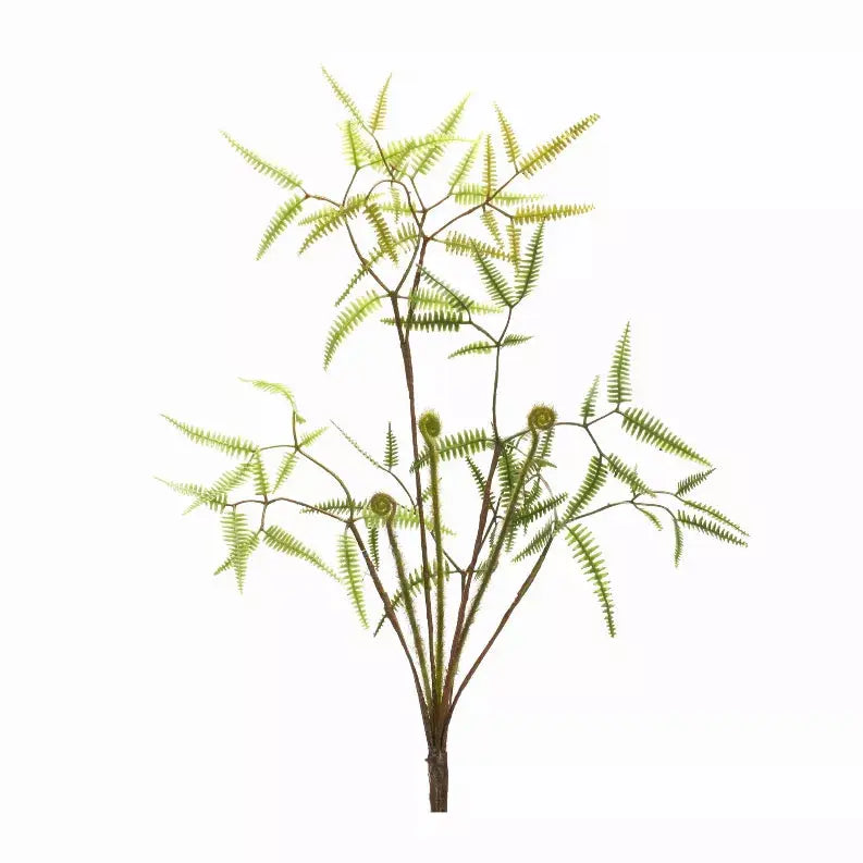 Mini Fern Bush (Set of 6) 19"H Plastic Melrose Intl.