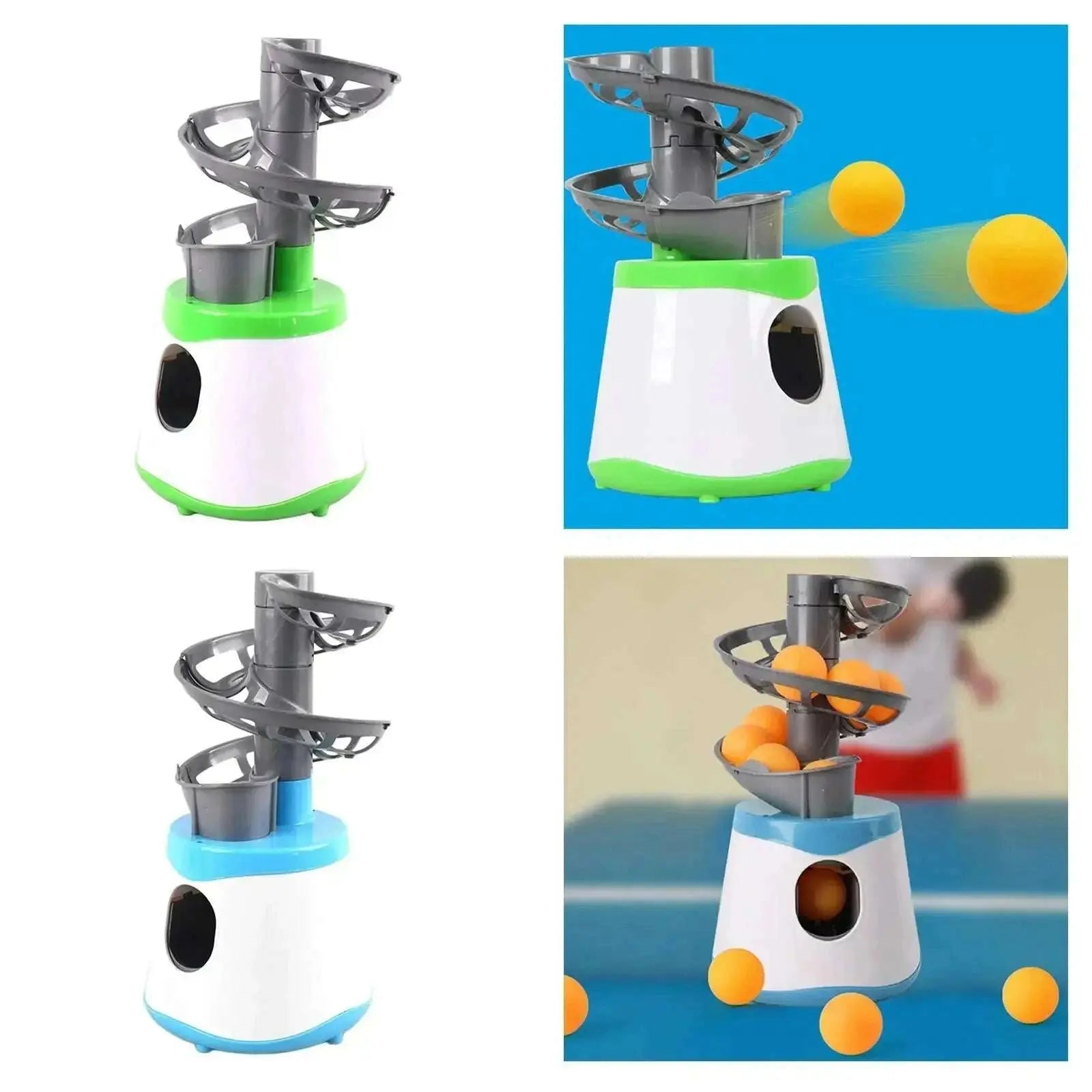 Mini-Table-Tennis-Robot-Training-Automatic-PingPong-Ball-Machine-Launcher-GreatEagleInc-334627131