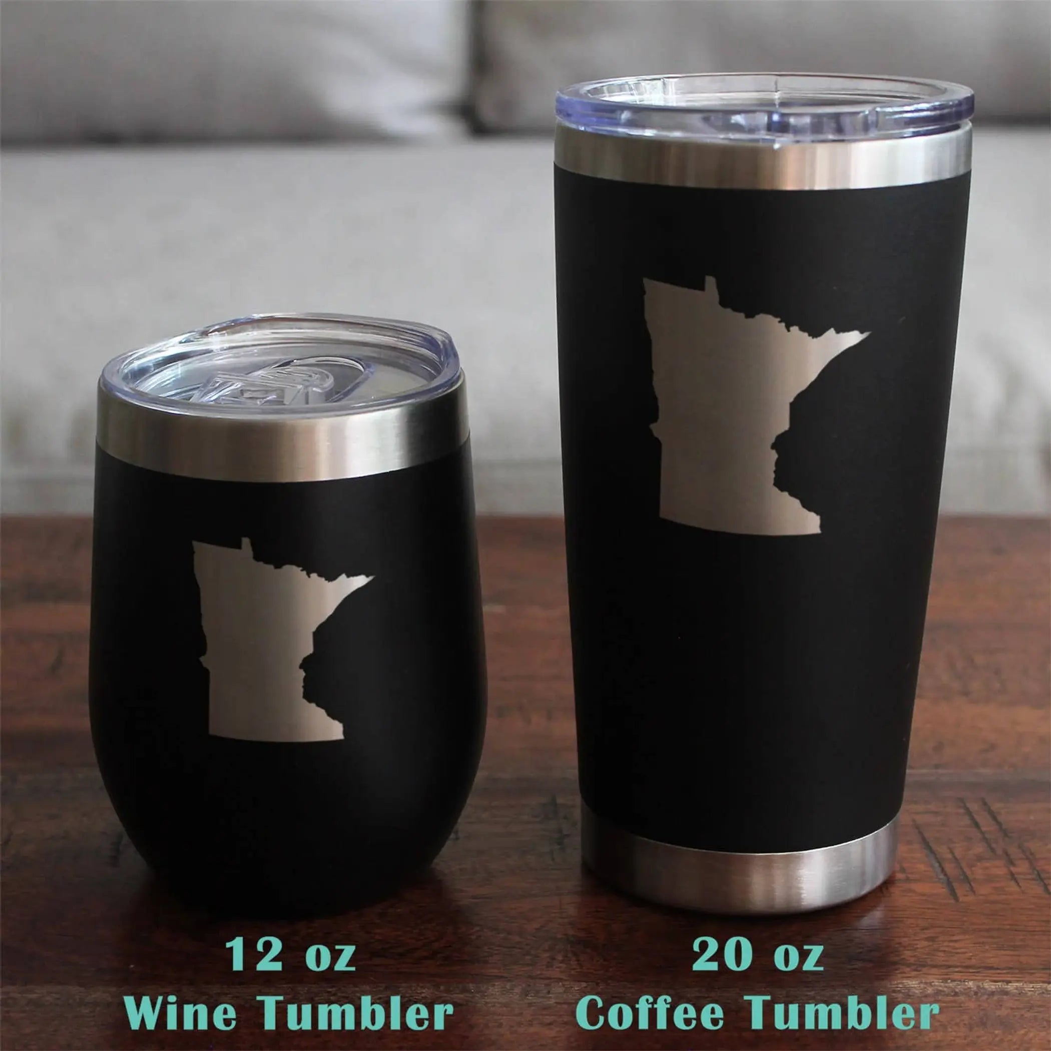 Minnesota Outline Beer Can Pint Glass - Minnesotans Gifts Bevvee