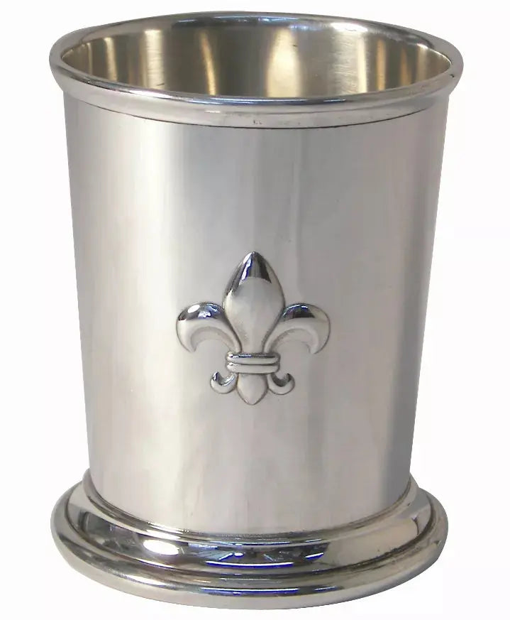 Mint Julep Fleur D'Lis English Pewter Corbell Silver