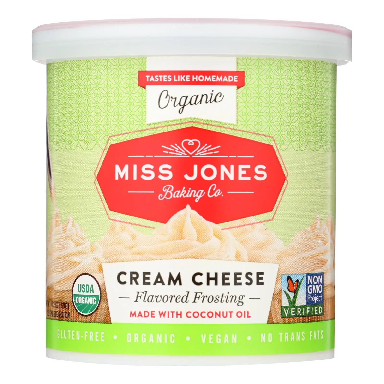 Miss Jones Baking Co Organic Cream Cheese - Case Of 6 - 11.29 Oz Miss Jones Baking Co