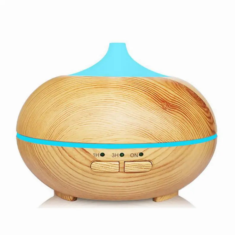 Mistyrious Essential Oil Humidifier Natural Oak Design With Easy Remote Vista Shops