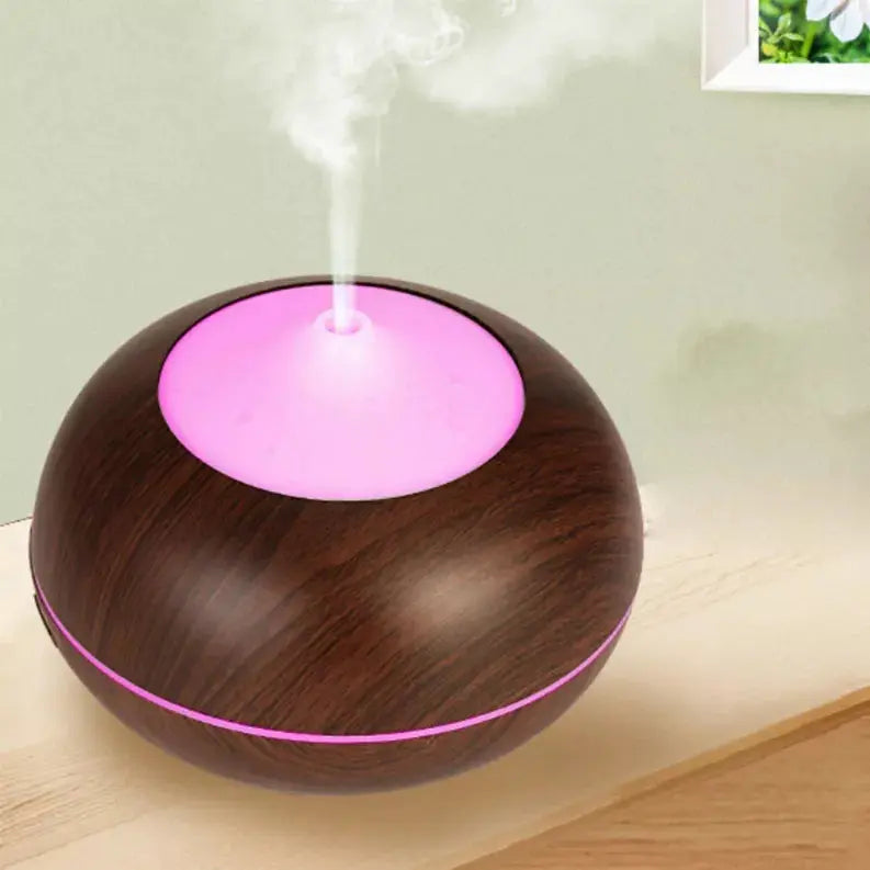 Mistyrious Essential Oil Humidifier Natural Oak Design With Easy Remote Vista Shops
