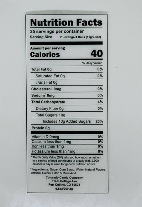 Mixed Spice Colorado Candy