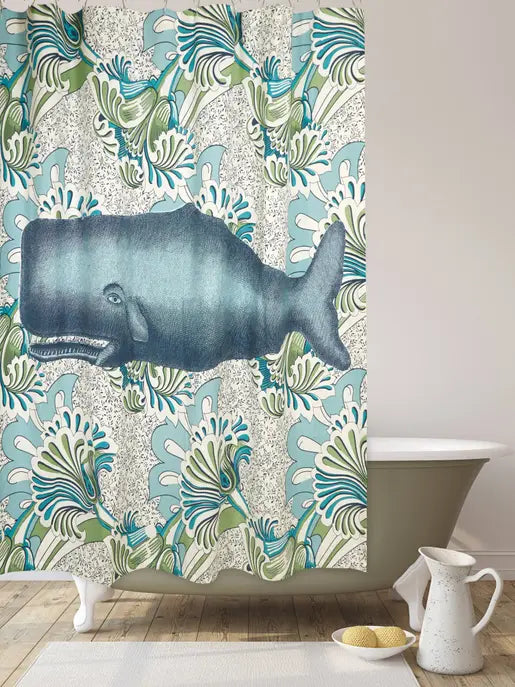 Moby Bloomsbury Shower Curtain Thomas Paul
