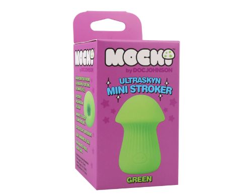 Mochi Mini Ultraskyn Stroker Green Doc Johnson Novelties