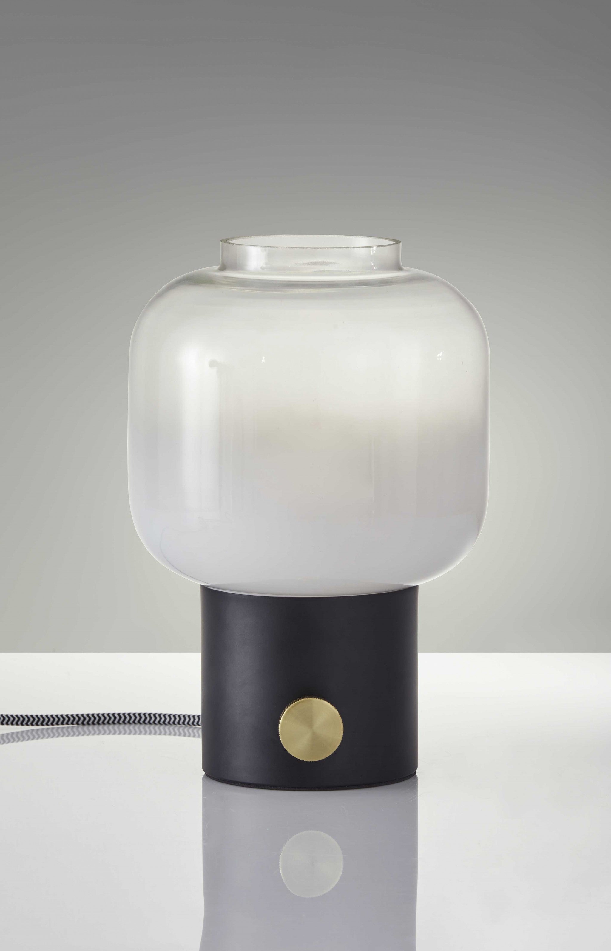 Mod Pod Black Glass Table Lamp - GreatEagleInc