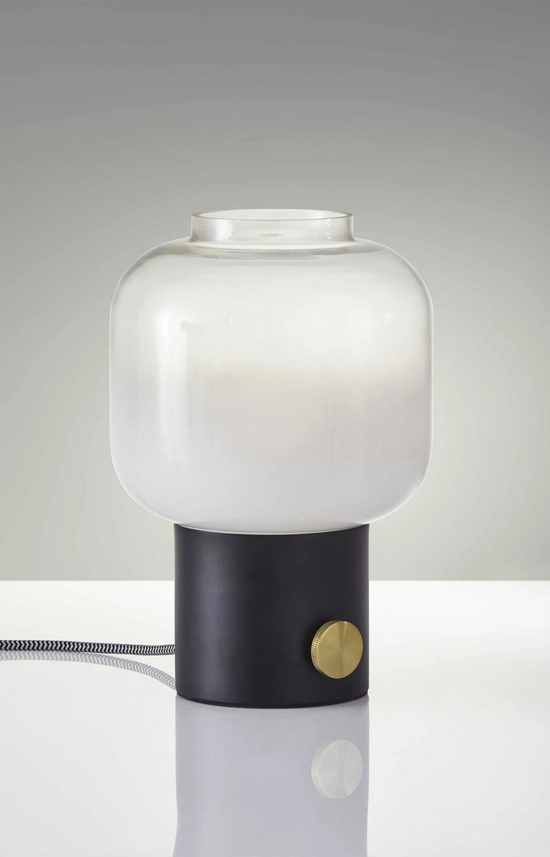 Mod Pod Black Glass Table Lamp - GreatEagleInc