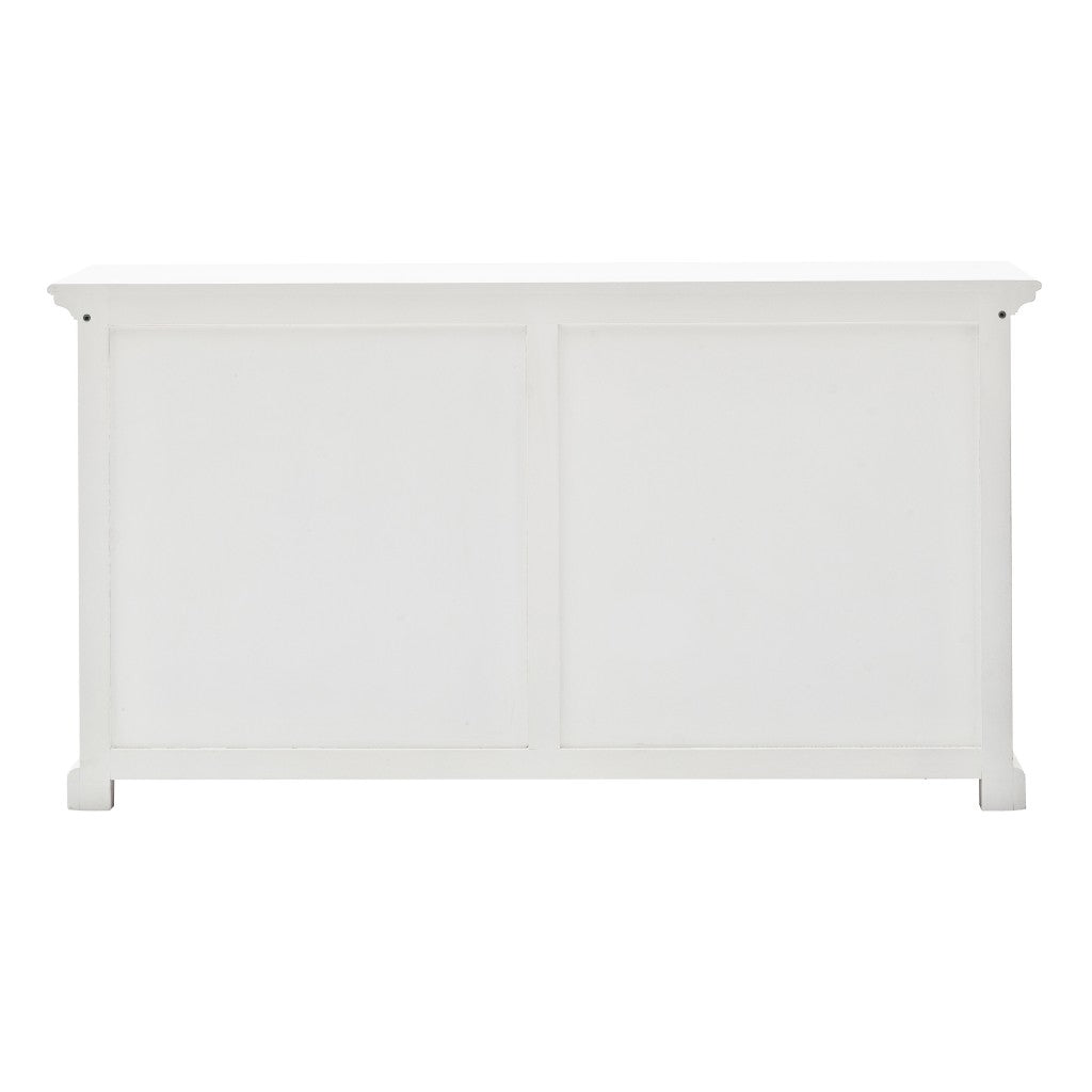 Modern Farmhouse White Buffet Server Homeroots Kitchen & Dining