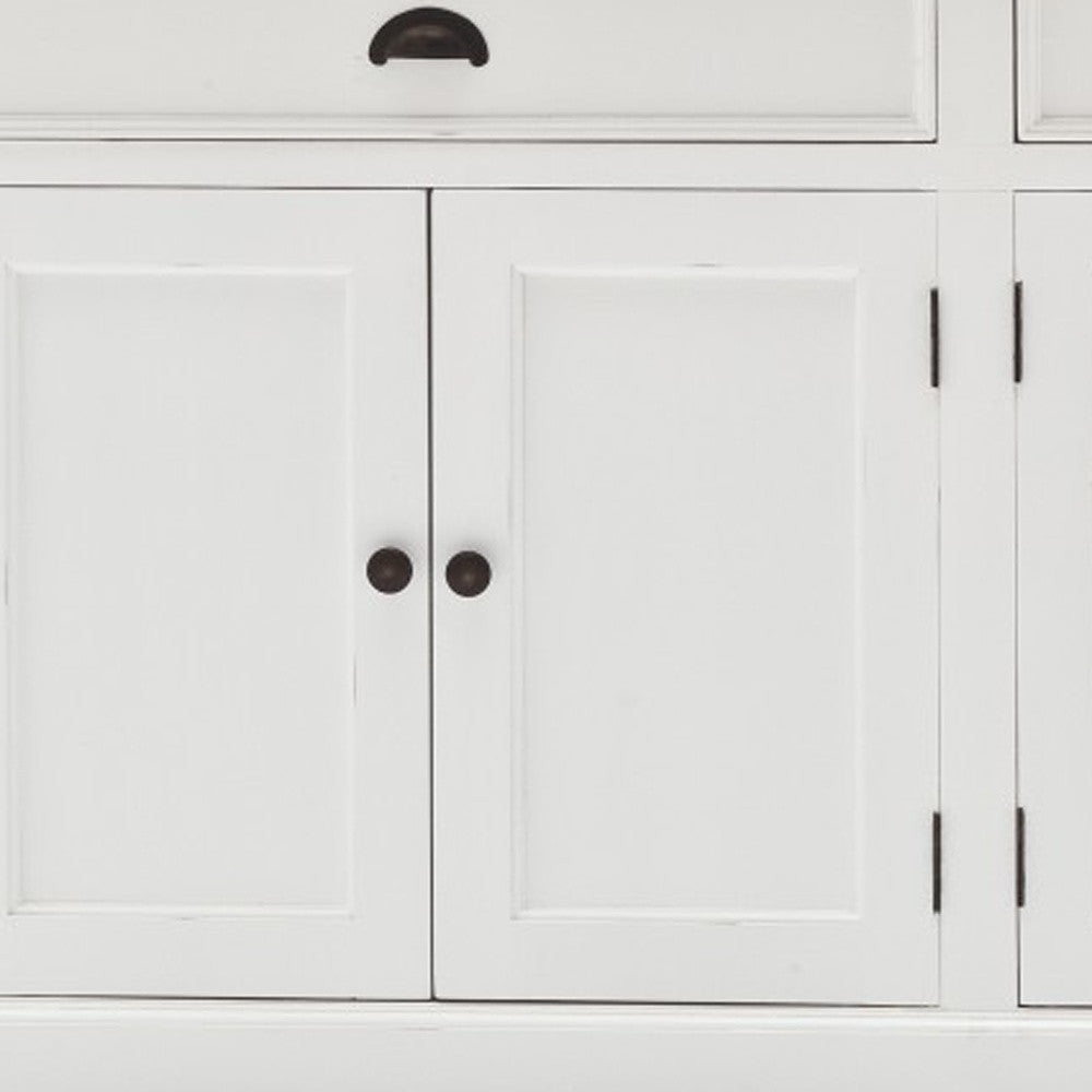 Modern Farmhouse White Buffet Server Homeroots Kitchen & Dining