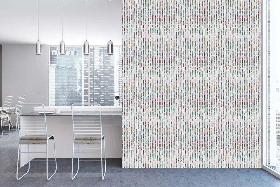Modern Vinyl Canvas Peel & Stick Wallpaper Panel SBC-LTD