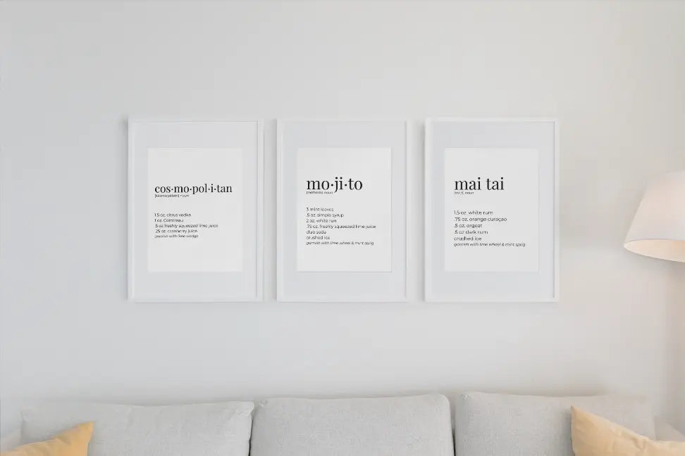 Mojito Wall Art Print Black Cat Bazaar