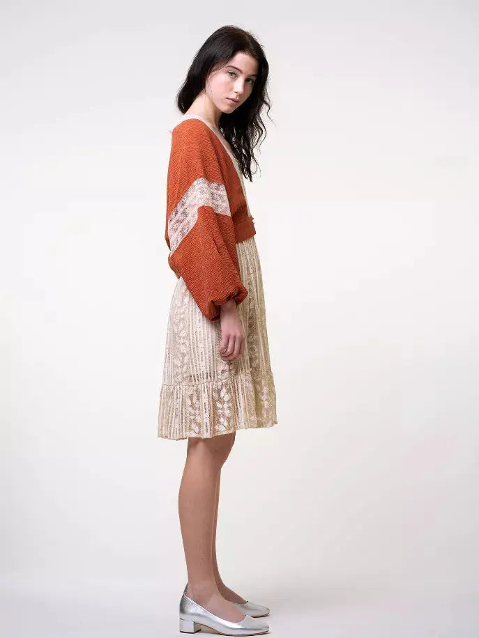 Molifusu | Orange Sahara Star Kimono Fangyan