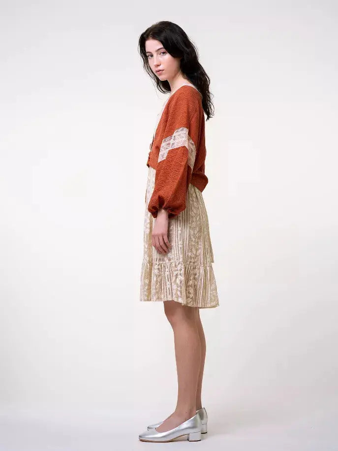 Molifusu | Orange Sahara Star Kimono Fangyan