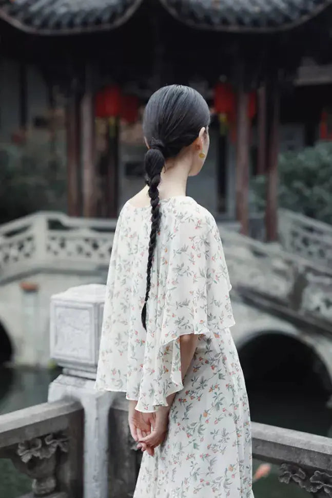 Molifusu  | Ruffle Hecatolite Dress Fangyan