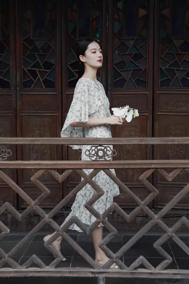 Molifusu  | Ruffle Hecatolite Dress Fangyan