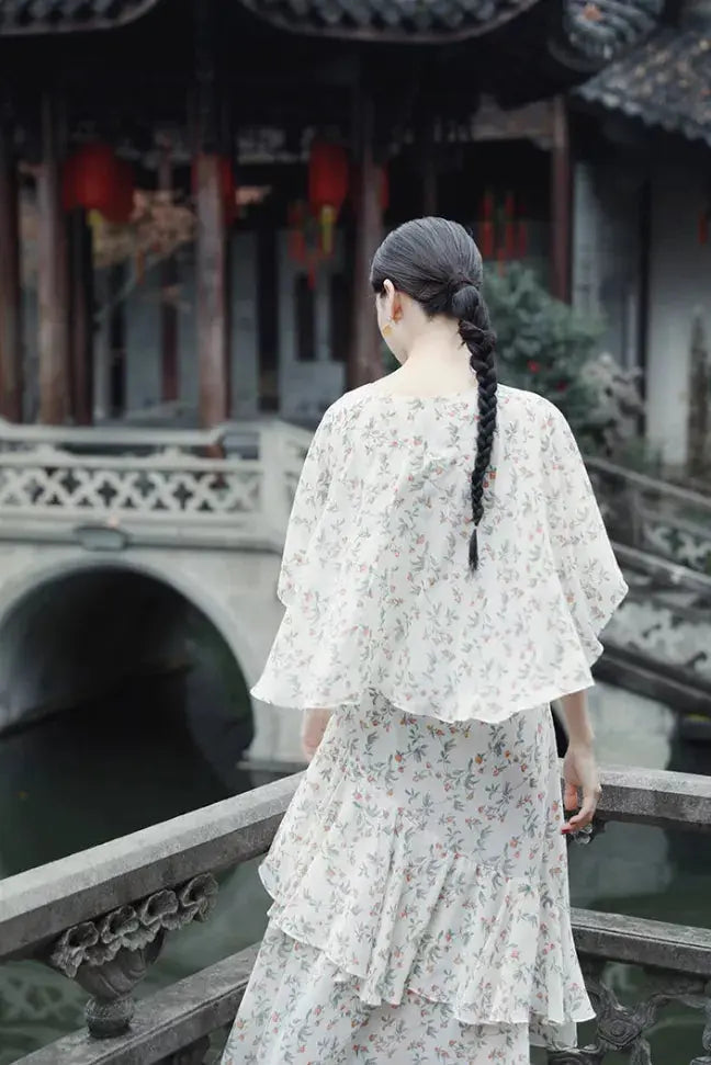 Molifusu  | Ruffle Hecatolite Dress Fangyan