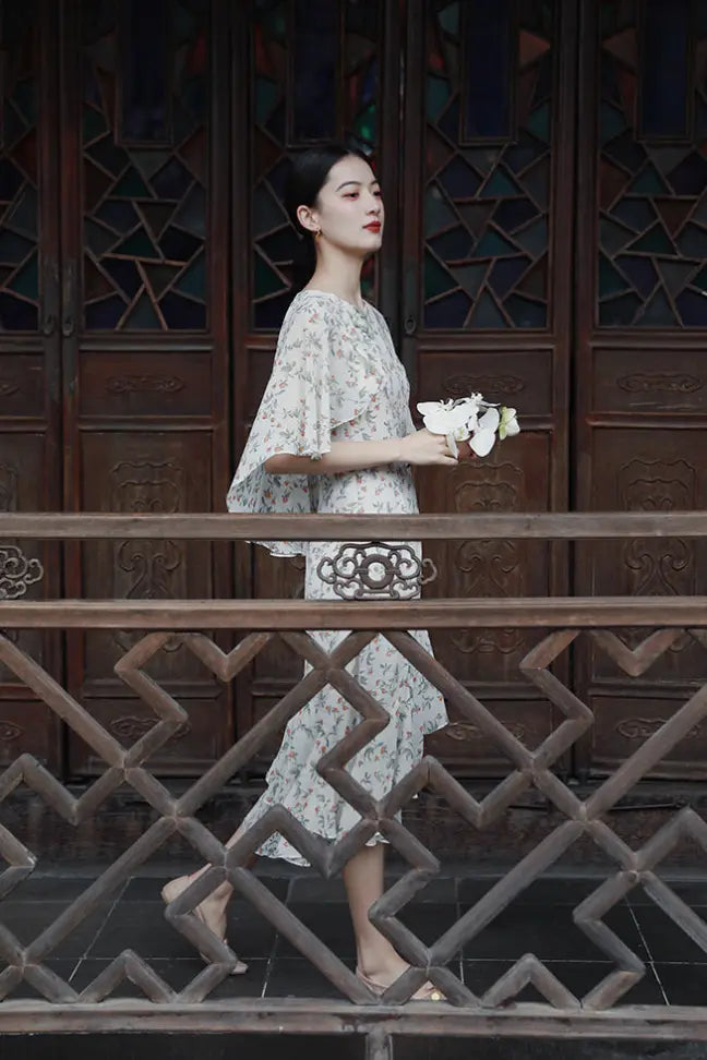 Molifusu  | Ruffle Hecatolite Dress Fangyan
