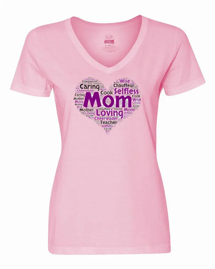Mom is my Heart Ladies Shirt XLarge Bad Baby Inc