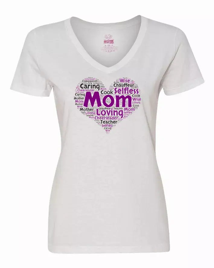 Mom is my Heart Shirt Bad Baby Inc