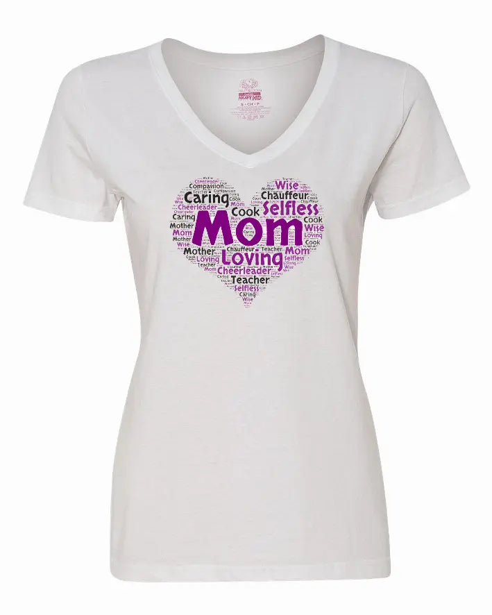 Mom is my Heart Shirt Bad Baby Inc