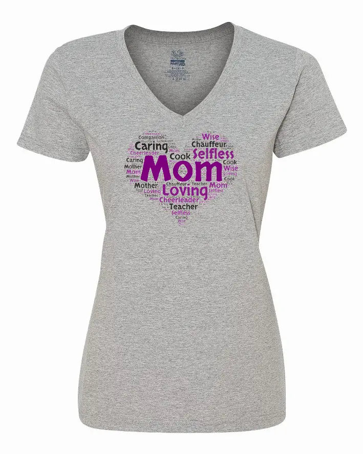 Mom is my Heart Shirt Bad Baby Inc