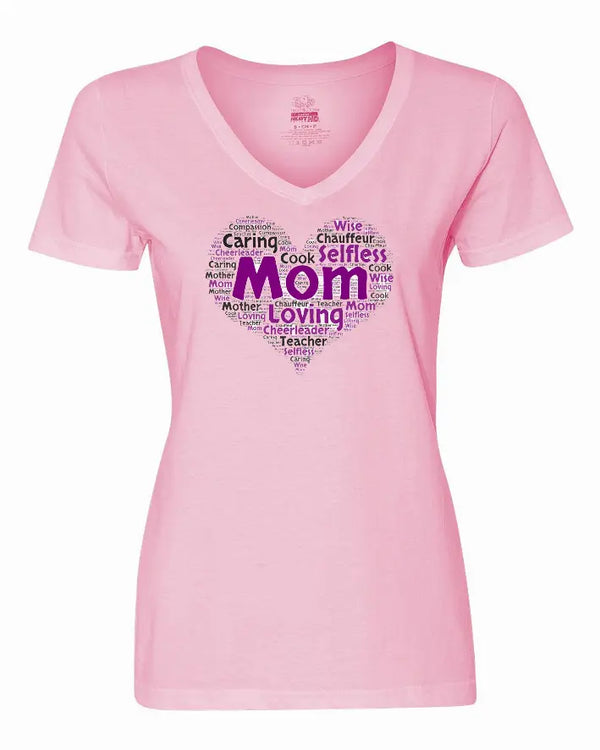 Mom is my Heart Shirt Bad Baby Inc