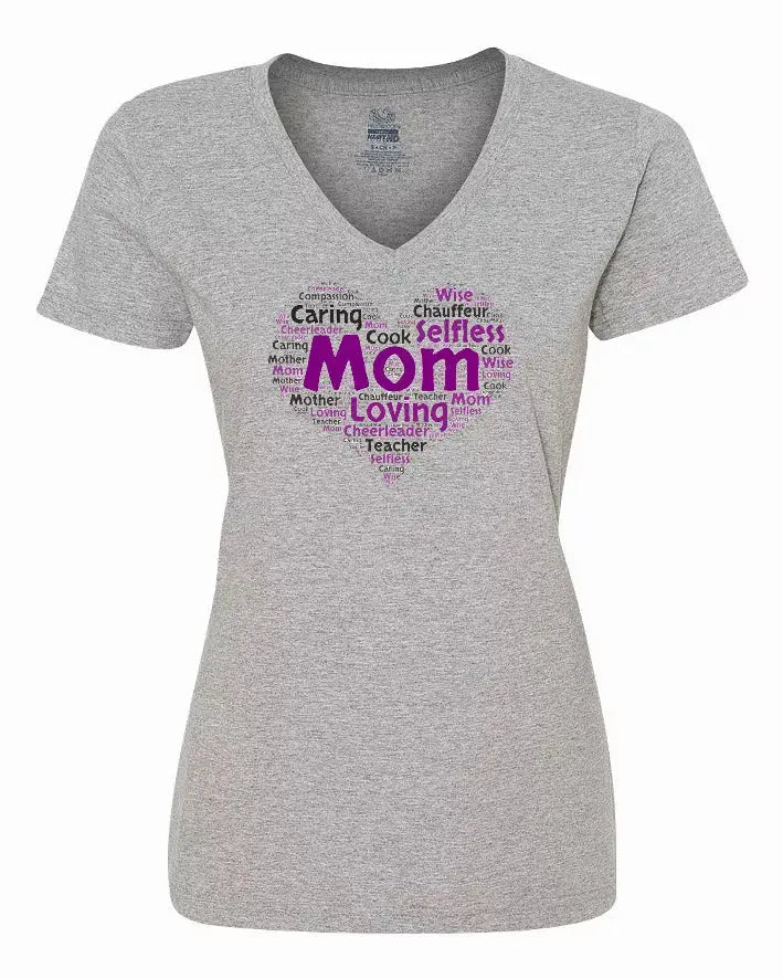 Mom is my Heart Shirt Bad Baby Inc