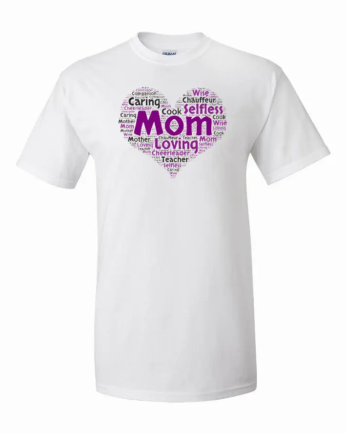 Mom is my Heart Shirt Bad Baby Inc