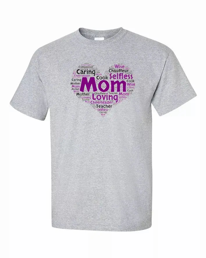 Mom is my Heart Shirt Bad Baby Inc
