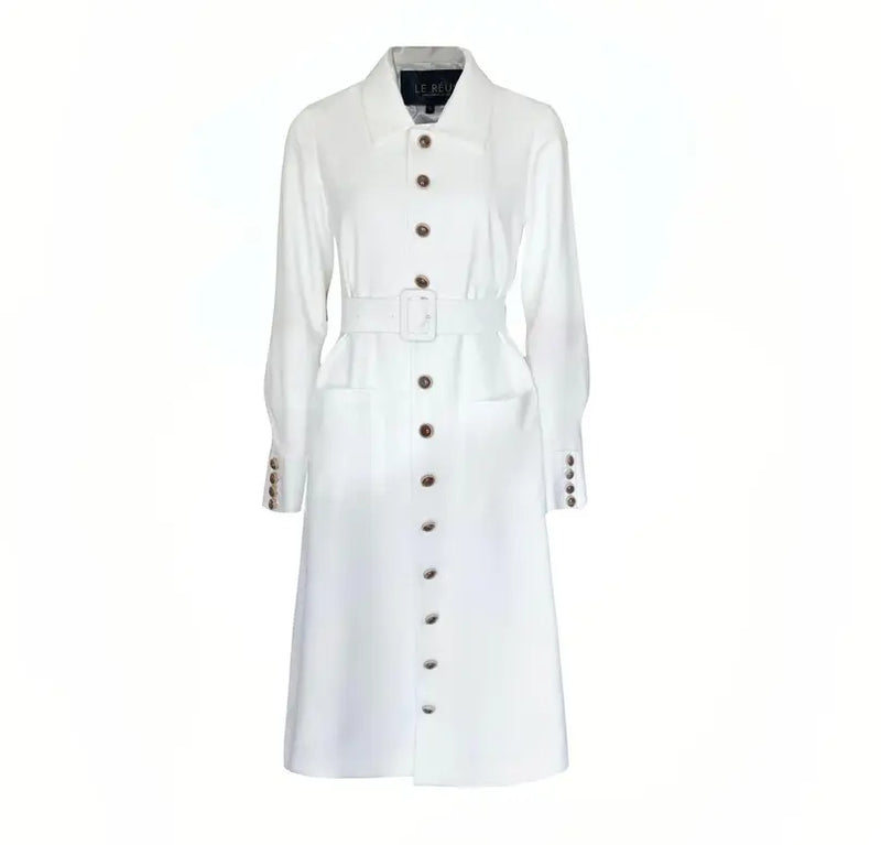 Monique White Coat Maskup Corporation