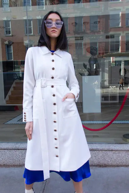 Monique White Coat Maskup Corporation