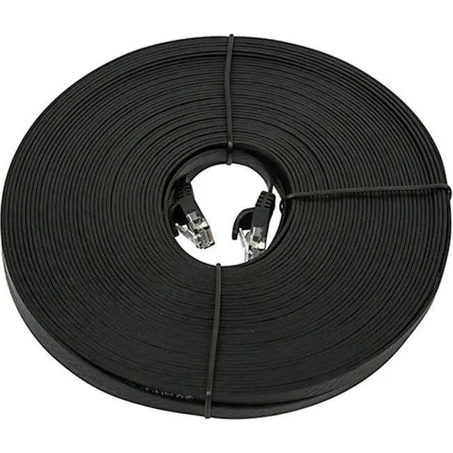 Monoprice Cat5e 30AWG UTP Flat Ethernet Network Patch Cable, 100ft Black Monoprice, Inc