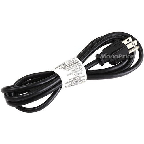 Monoprice, Inc. Grounded Ac Power Cord 18awg_ 6ft Black Monoprice, Inc.