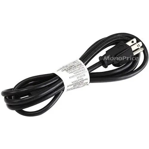 Monoprice, Inc. Grounded Ac Power Cord 18awg_ 6ft Black Monoprice, Inc.