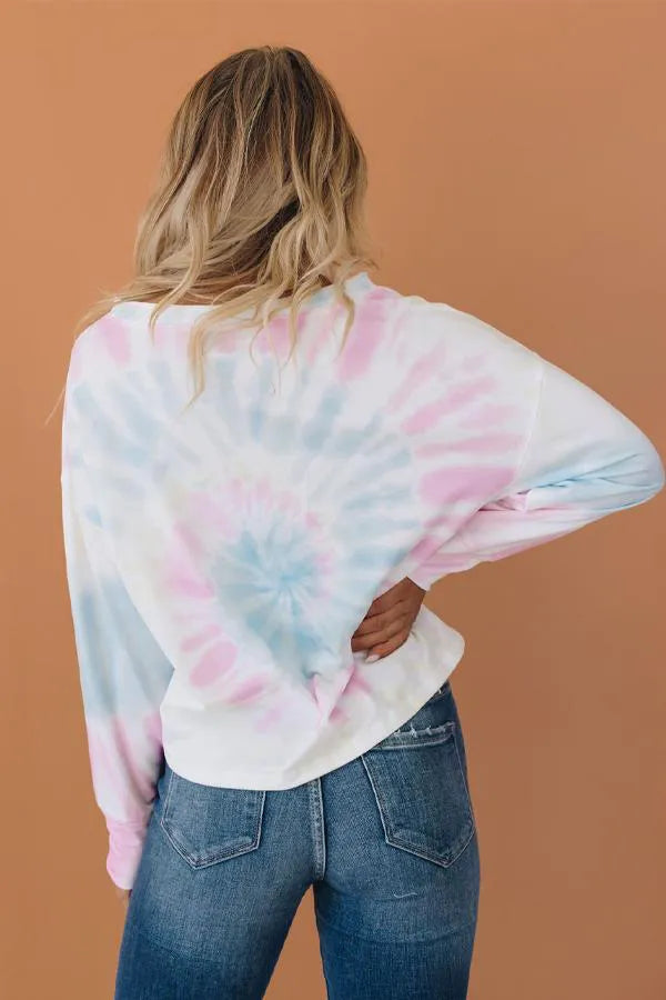 Monson Tie Dye Button Tee Stay Warm in Style