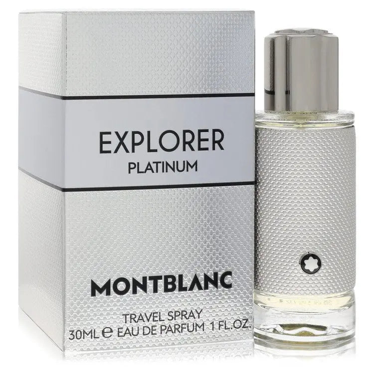 Mont Blanc  Montblanc Explorer Platinum by Mont Blanc Eau De Parfum Spray 1.0 oz for Men for Fragrances for Men - GreatEagleInc