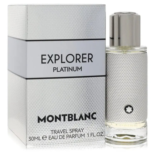 Mont Blanc  Montblanc Explorer Platinum by Mont Blanc Eau De Parfum Spray 1.0 oz for Men for Fragrances for Men - GreatEagleInc