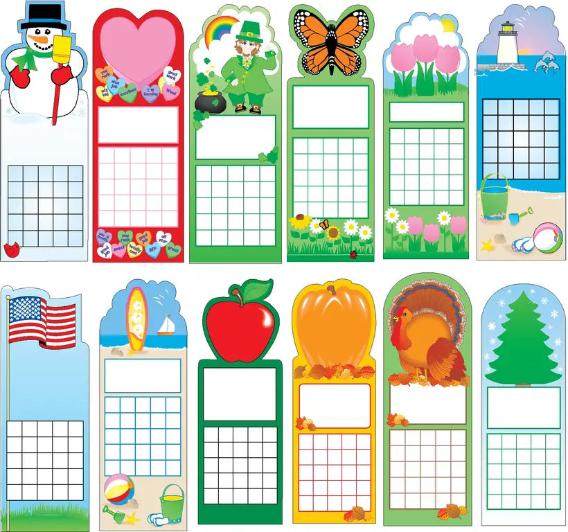 Monthly Theme Set Creative Shapes