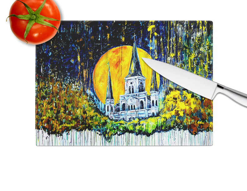 Moonlight Shadows Glass Cutting Board Caroline's Treasures
