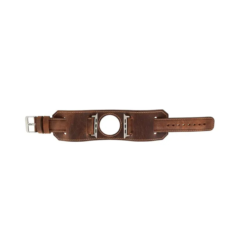 Moorcroft Cuff Leather Bands for Apple Watch Ultra,8,7 and SE Toronata