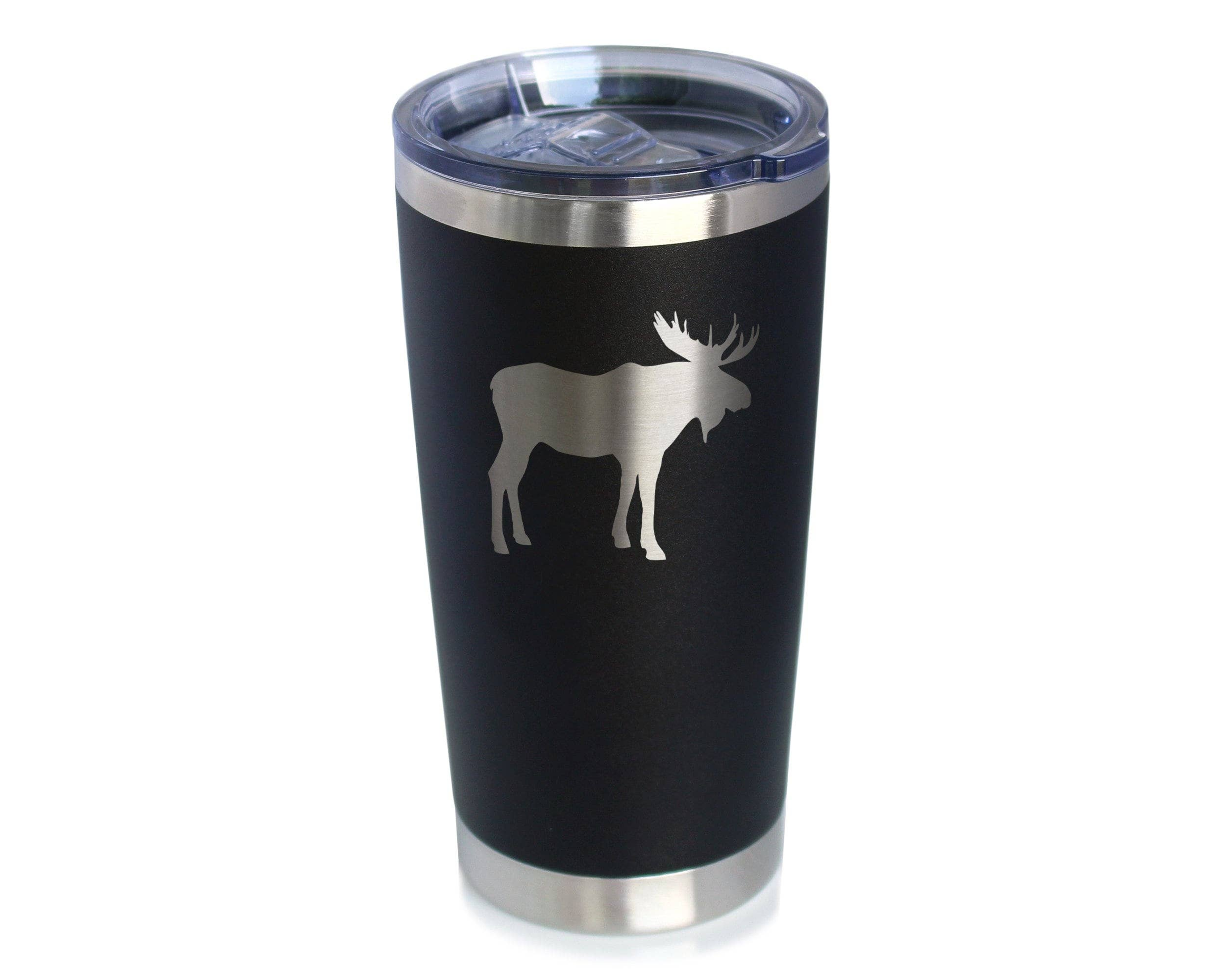 Moose Insulated Travel Tumbler - Rustic Cabin Gifts Bevvee
