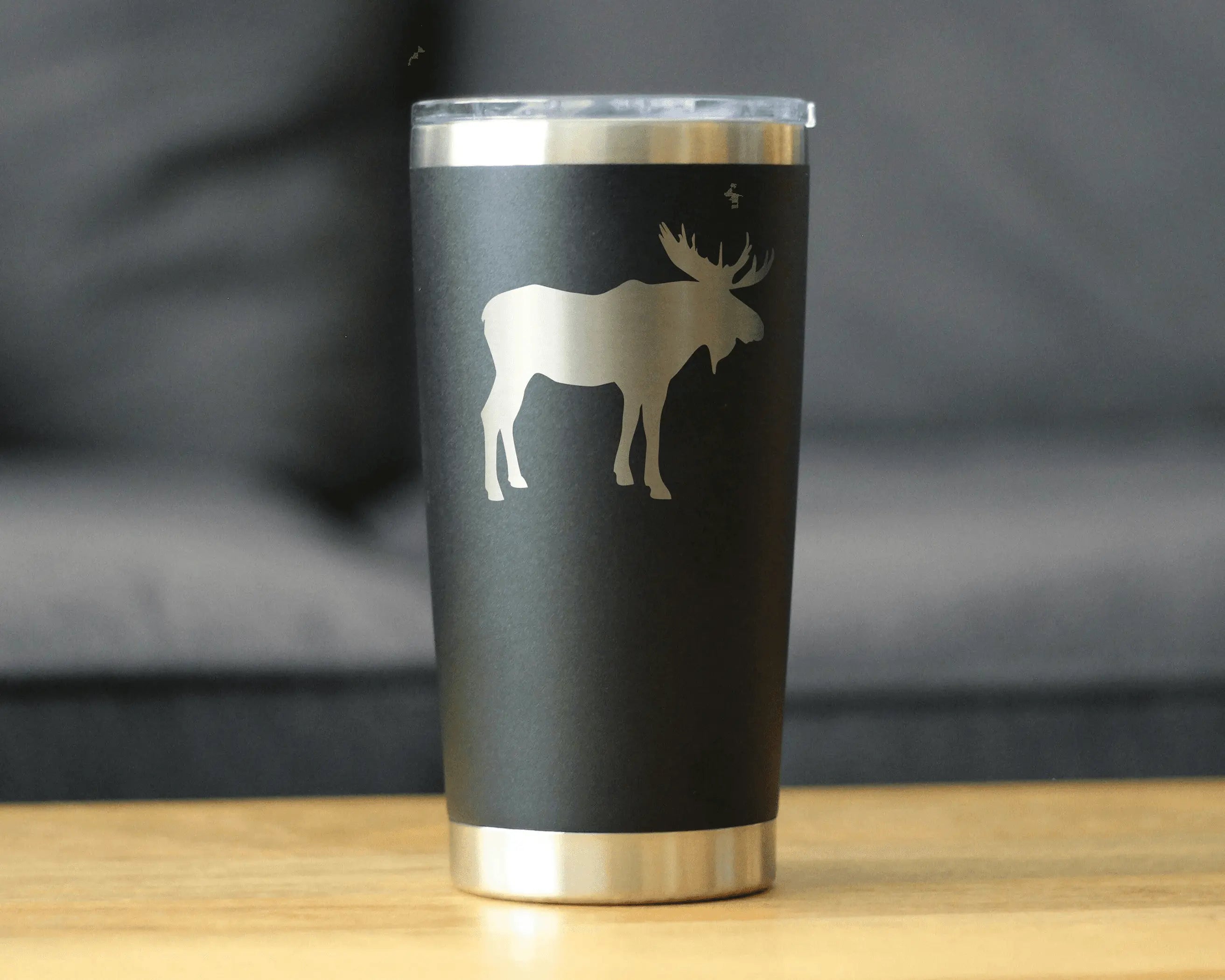 Moose Insulated Travel Tumbler - Rustic Cabin Gifts Bevvee