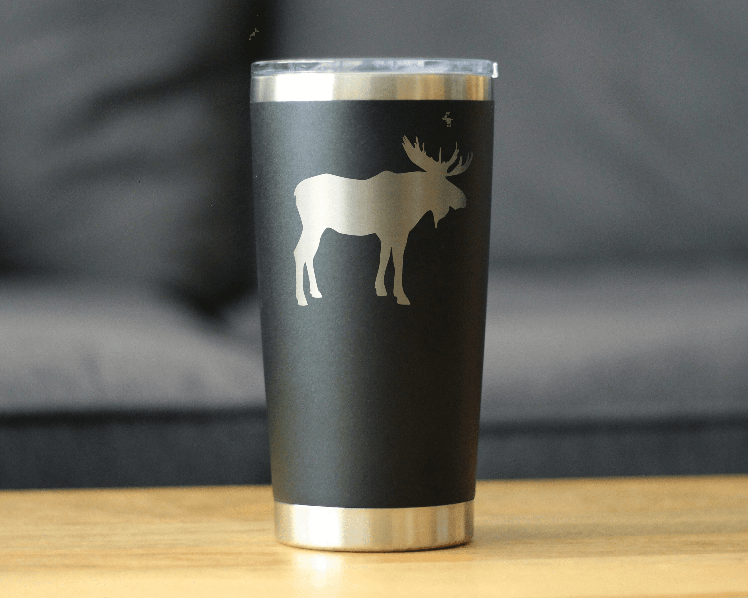 Moose Insulated Travel Tumbler - Rustic Cabin Gifts Bevvee