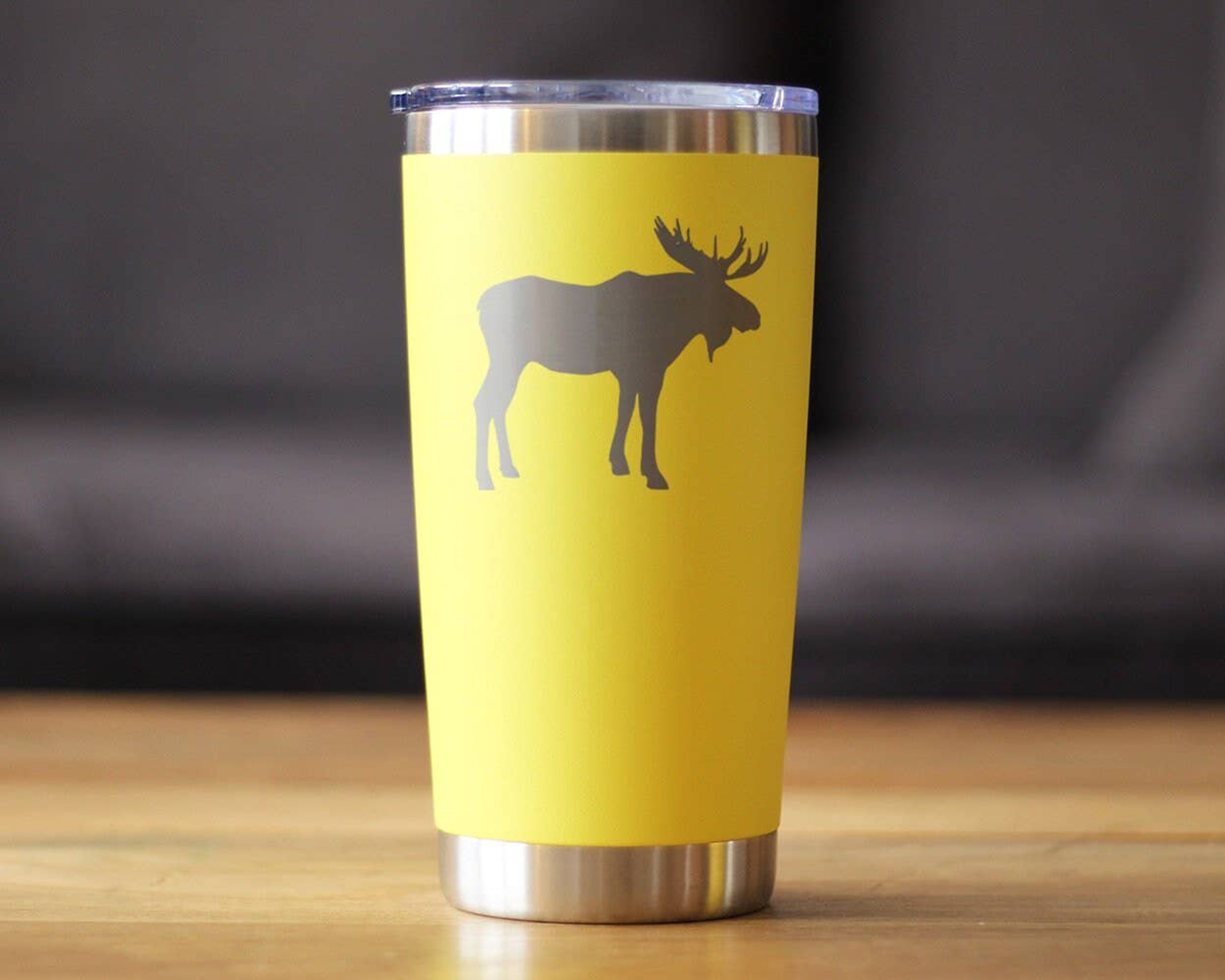Moose Insulated Travel Tumbler - Rustic Cabin Gifts Bevvee
