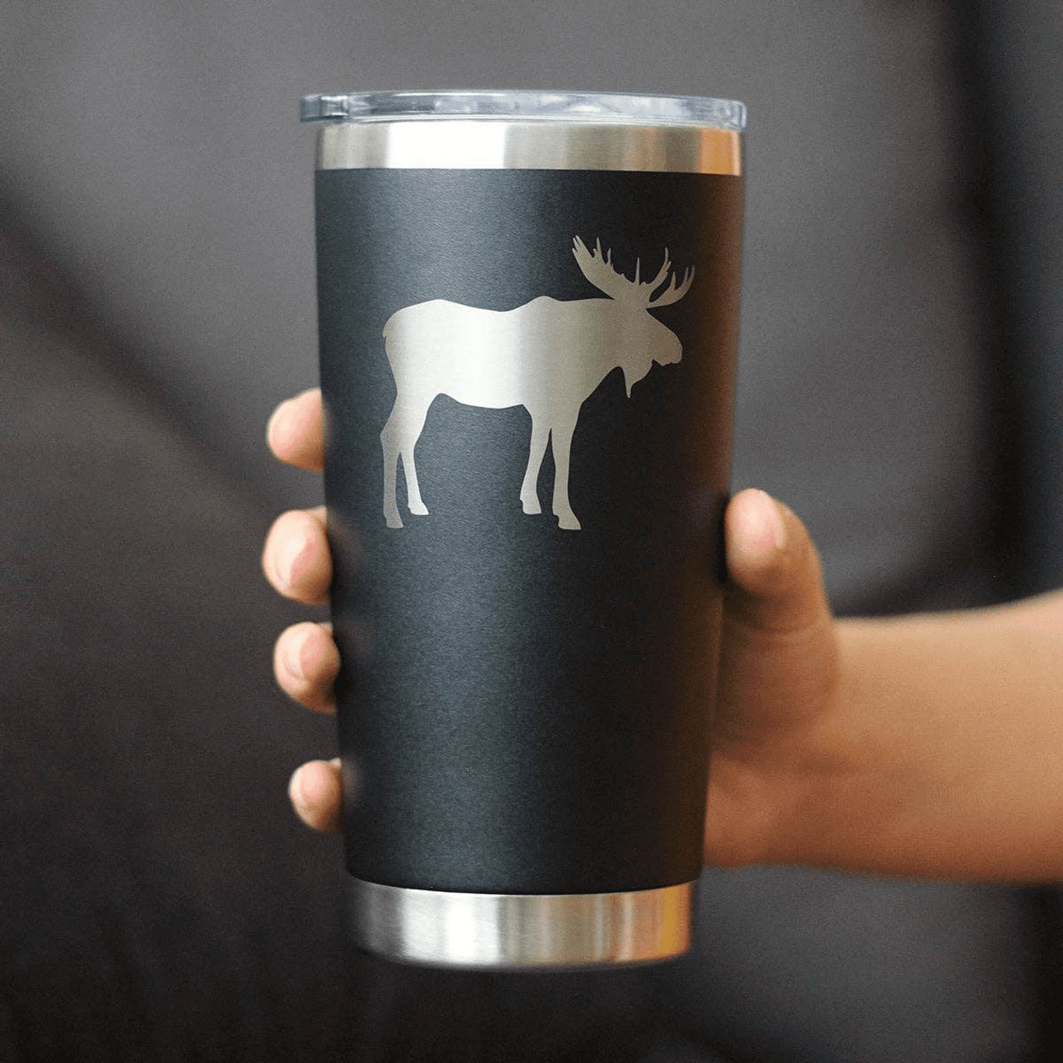 Moose Insulated Travel Tumbler - Rustic Cabin Gifts Bevvee
