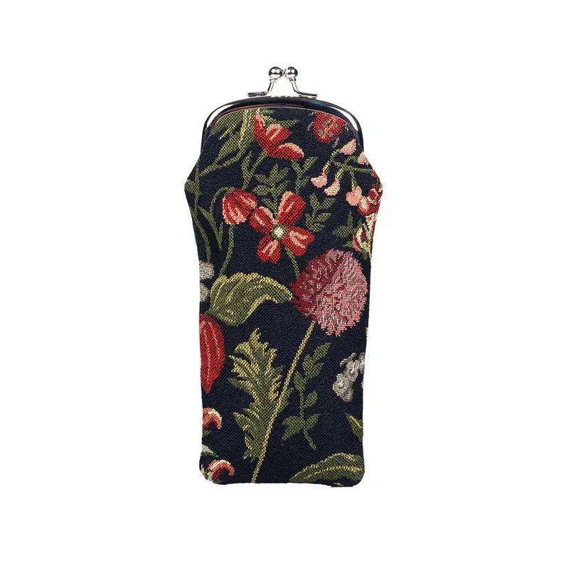 Morning Garden Black Glasses Sunglasses Pouch Case Signare USA