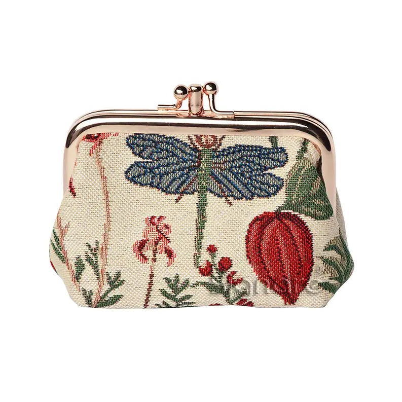 Morning Garden Coin Clasp Frame Purse Wallet Signare USA